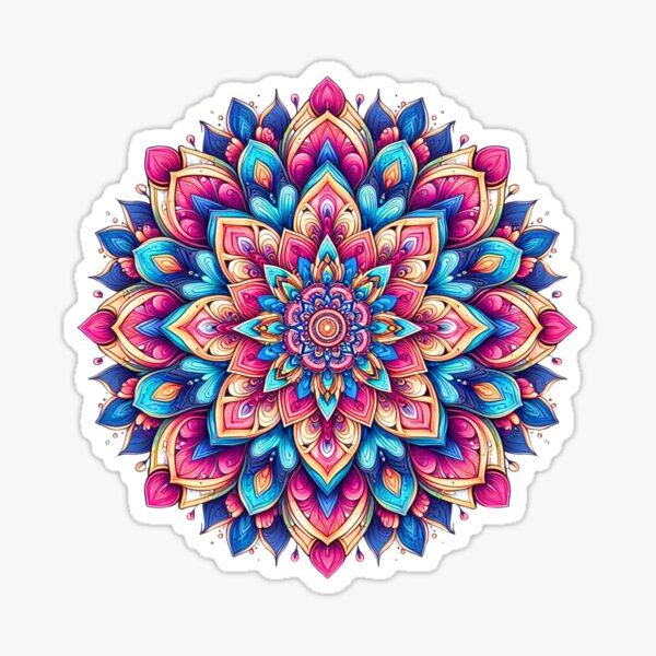 Mandala - Symbole de Géométrie Sacrée Sticker