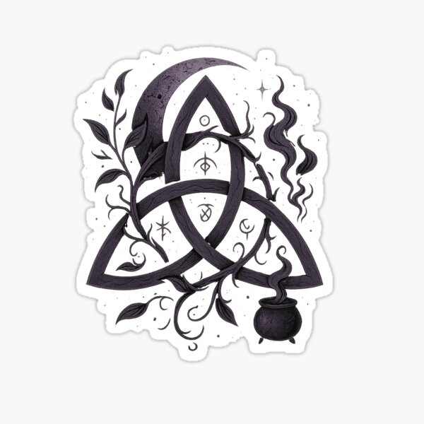 Item preview, Witchbound Emblem: Chaos, Roots & Moonlight designed and sold by Tired Witch Trading Co..
