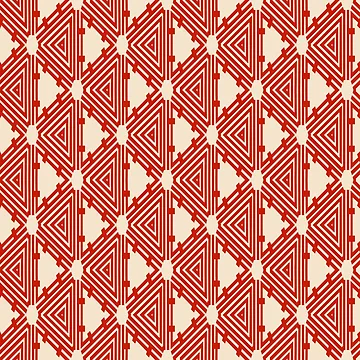 Artwork thumbnail, Geometric Striped Triangle Pattern by Patternfluent