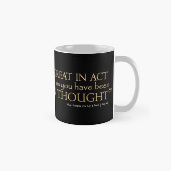 Item preview, Shakespeare King John "Be Great" Quote designed and sold by Styled Vintage.