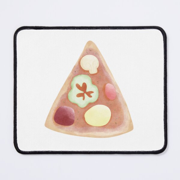 Item preview, Colorful Watercolor Veggie Pizza Slice | Cute Hand-Drawn Food Art designed and sold by inelistudio.