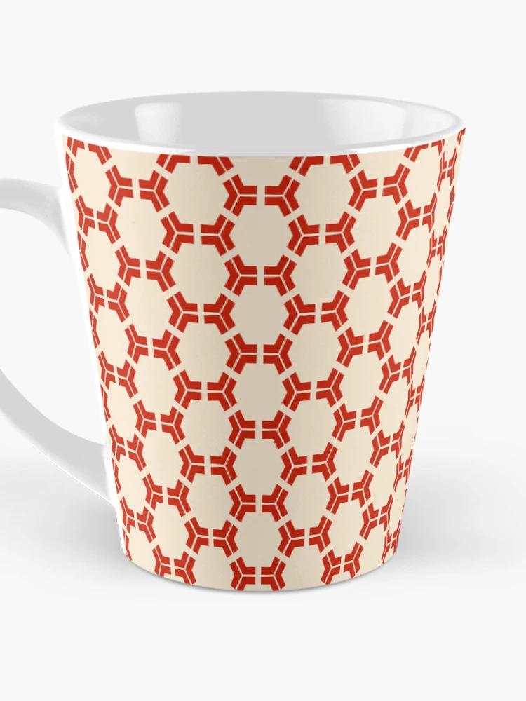 Thumbnail 3 of 4, Coffee Mug, Geometric Interlocking Shape Pattern designed and sold by Patternfluent.