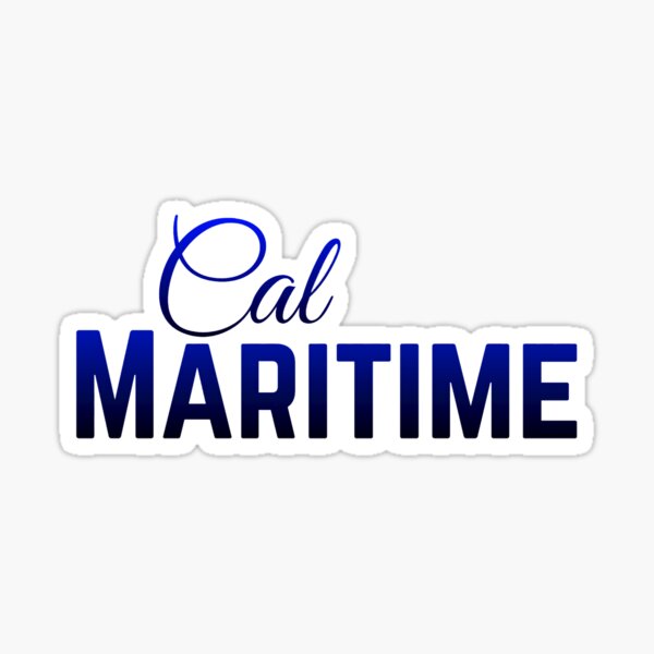 "Cal Maritime" Sticker for Sale by peytonimore Redbubble