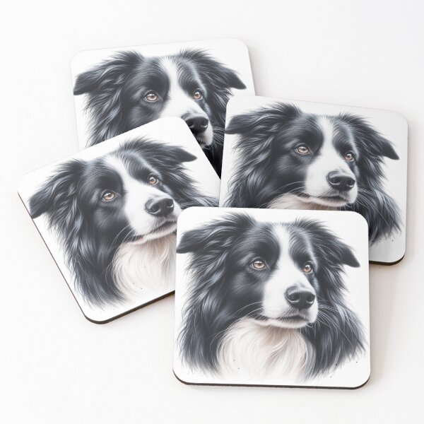 Item preview, Realistic Border Collie Dog 2 designed and sold by bestiolmagik.