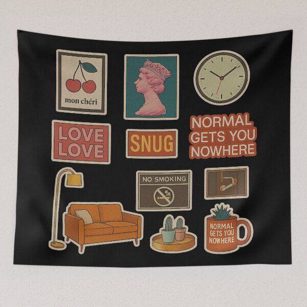 Item preview, Quirky Retro Home & Positive Vibes designed and sold by zzz888.