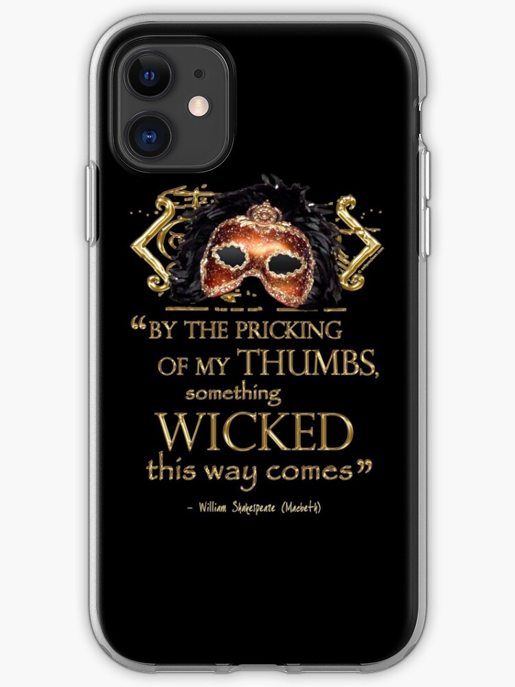 Shakespearean pattern - Macbeth iPhone 11 case Shakespearean pattern - Macbeth iPhone 11 case