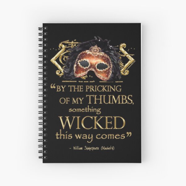 Item preview, Shakespeare Macbeth "Something Wicked" Quote designed and sold by Styled Vintage.