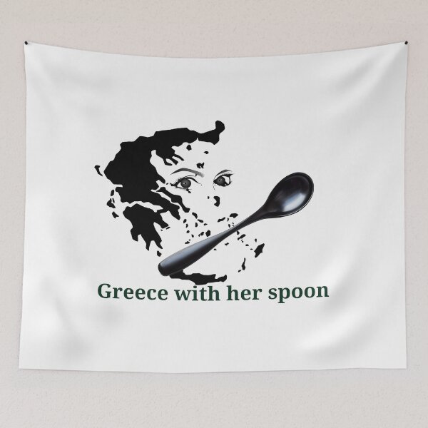 Item preview, Greece with her spoon designed and sold by rockopaolo.