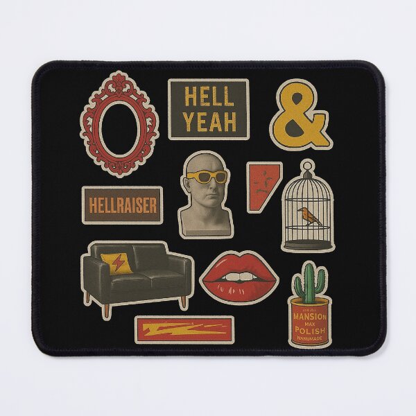 Item preview, Eclectic Retro Vibes Sticker Pack designed and sold by zzz888.