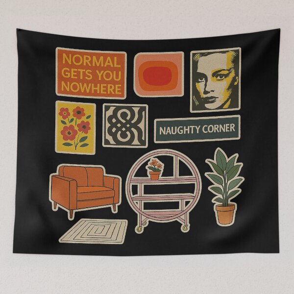 Item preview, Eclectic Retro Home Decor Pack designed and sold by zzz888.