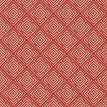 Artwork thumbnail, Geometric Maze Diamond Pattern by Patternfluent