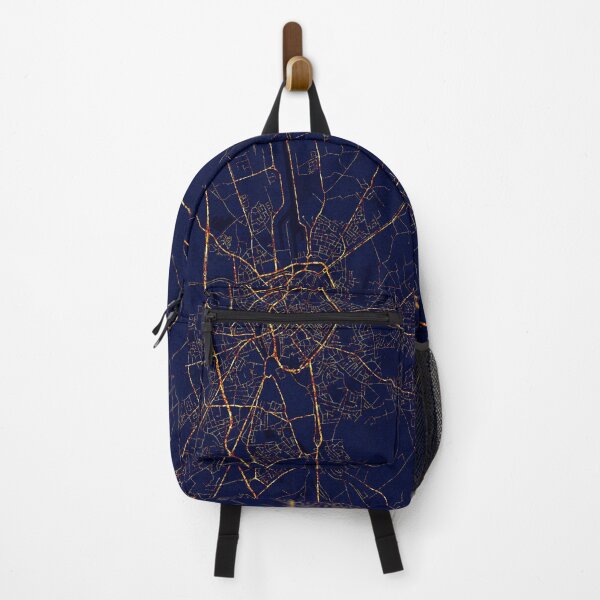 Item preview, Bruges, Belgium Map - City At Night designed and sold by deMAP.