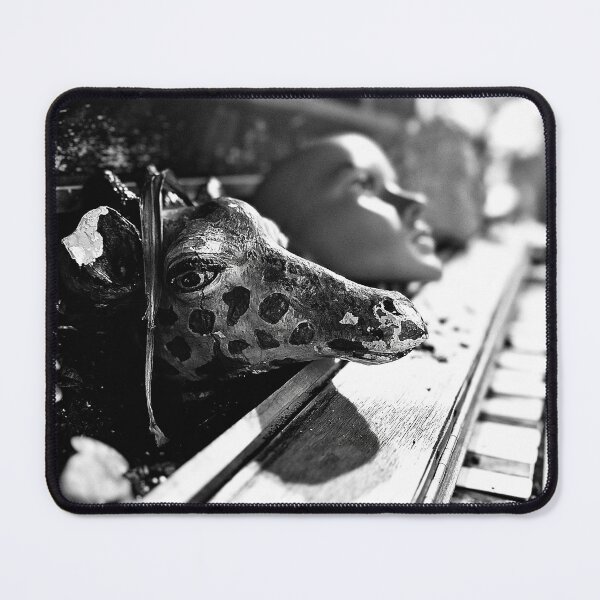 Item preview, Black and White Giraffe and Mannequin Photography designed and sold by REUP50mm.