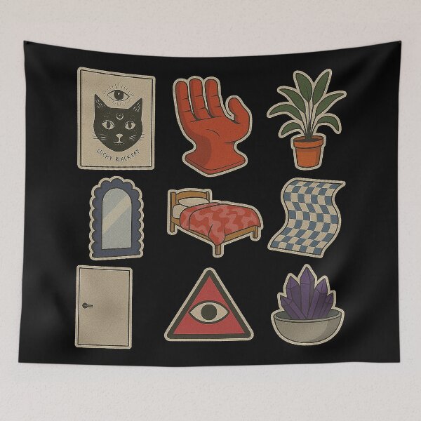 Item preview, Quirky Mystical Home Decor Elements designed and sold by zzz888.
