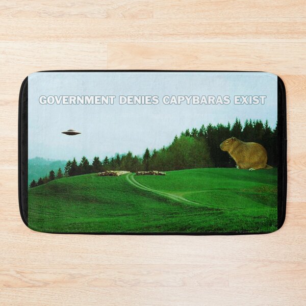 Item preview, Government Denies Capybaras Exist designed and sold by R-A Designs.