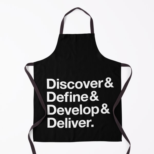Item preview, The Double Diamond Design Process (Light Text) designed and sold by UserThreads.