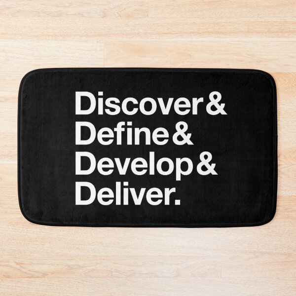 Item preview, The Double Diamond Design Process (Light Text) designed and sold by UserThreads.