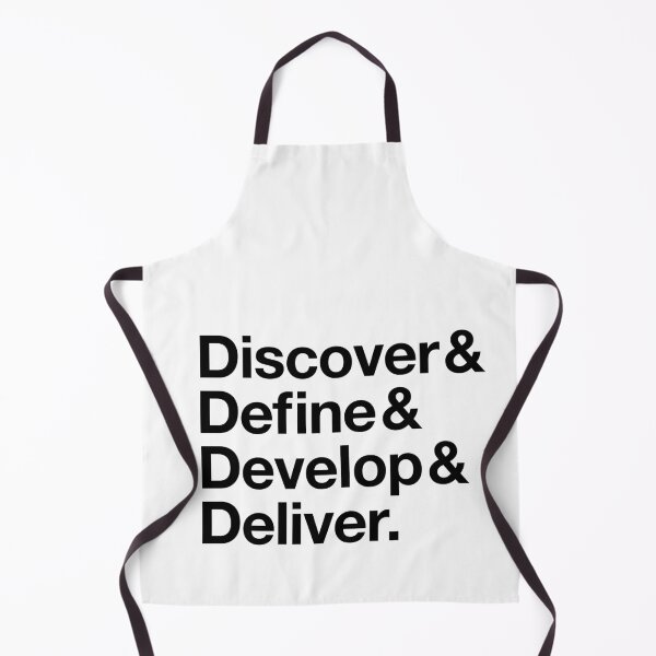 Item preview, The Double Diamond Design Process (Dark Text) designed and sold by UserThreads.