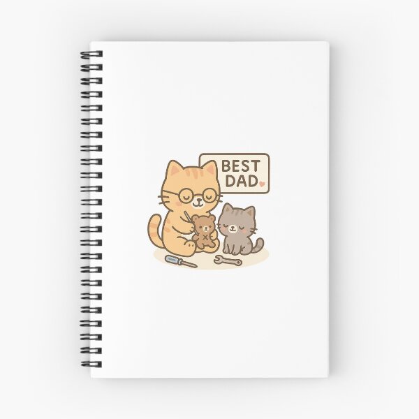 Item preview, Handy Cat Dad and Kitten designed and sold by Daniel-DL.