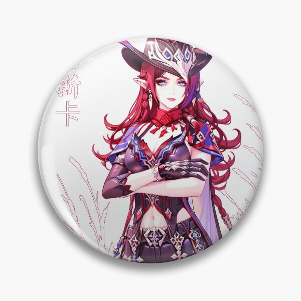 Item preview, Chasca Genshin Impact Aesthetic Anime Vaporwave designed and sold by theodorchik.