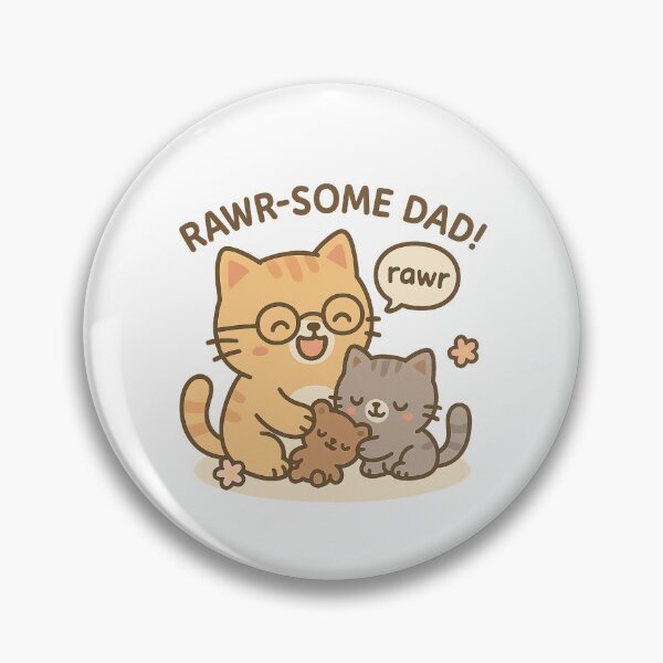 Item preview, Rawr-some Cat Dad and Kitten designed and sold by Daniel-DL.