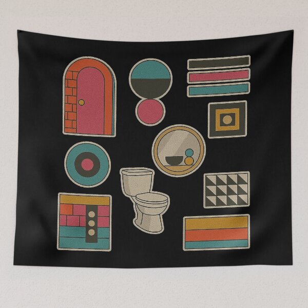 Item preview, Geometric Abstract and Interior Elements Set designed and sold by zzz888.