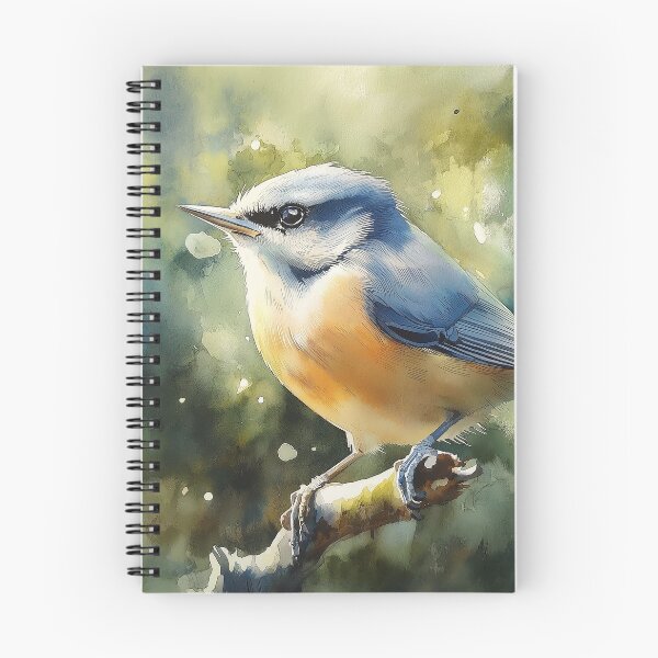 Item preview, Eurasian Nuthatch in Tree designed and sold by laurashawart.