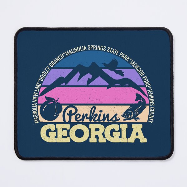 Item preview, Perkins Georgia Sunset Retro Vintage Local Pride Logo designed and sold by CRHPOD20.