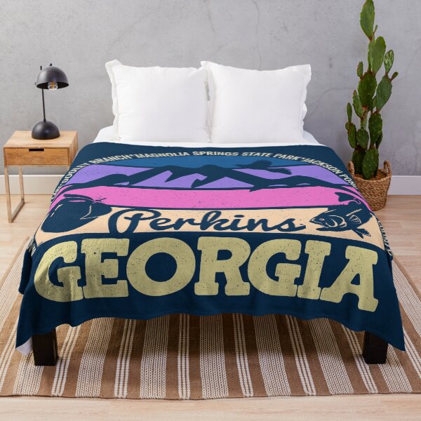 Item preview, Perkins Georgia Sunset Retro Vintage Local Pride Logo designed and sold by CRHPOD20.