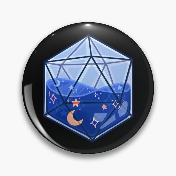 Item preview, Starry Skies D20  designed and sold by quizzicallybee.