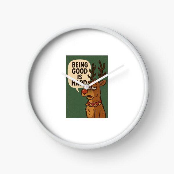Item preview, Christmas reindeer funny quote designed and sold by Love Earth Designs.