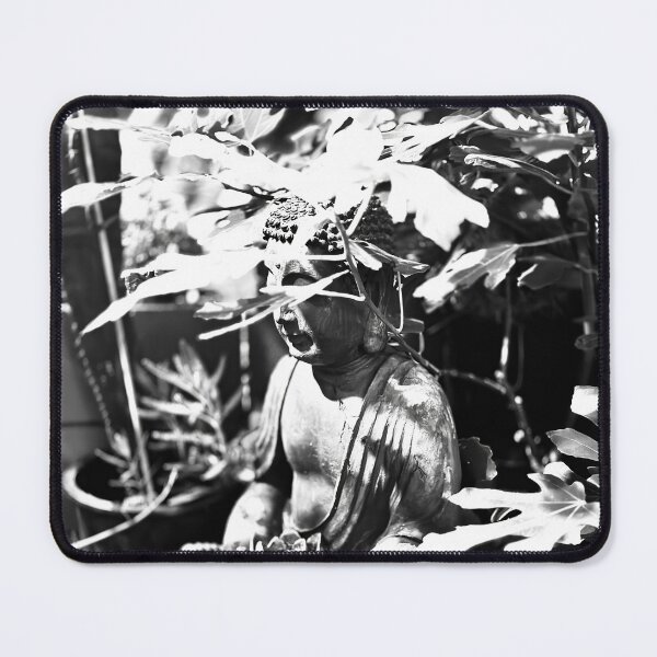 Item preview, Black and White Buddah Statue Photography designed and sold by REUP50mm.