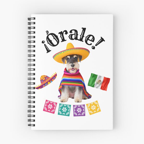 Item preview, ¡Órale Schnauzer! – Fiesta Dog in Sombrero and Poncho with Mexican Flair designed and sold by Fredster1966.