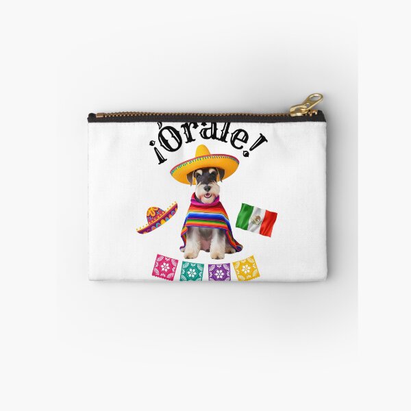 Item preview, ¡Órale Schnauzer! – Fiesta Dog in Sombrero and Poncho with Mexican Flair designed and sold by Fredster1966.