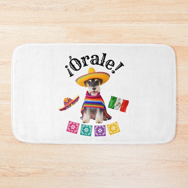 Item preview, ¡Órale Schnauzer! – Fiesta Dog in Sombrero and Poncho with Mexican Flair designed and sold by Fredster1966.