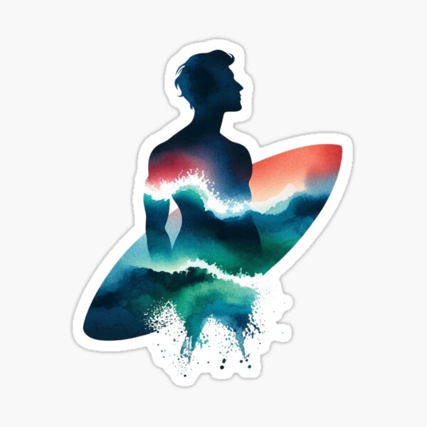 Aperçu de l'œuvre Esprit surf créée et vendue par TeetasticBtque.