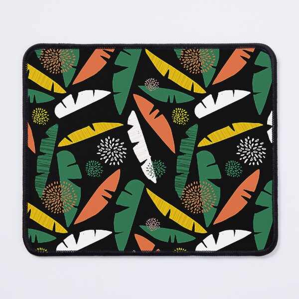 Item preview, Tangerine, Yellow And Green Palm Leaves Artsy Pattern designed and sold by DEC02.