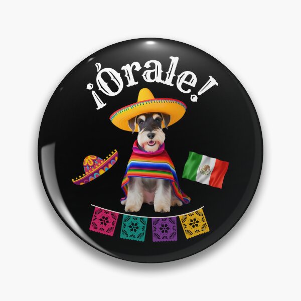 Item preview,  ¡Órale Schnauzer! – Fiesta Dog in Sombrero and Poncho with Mexican Flair designed and sold by Fredster1966.