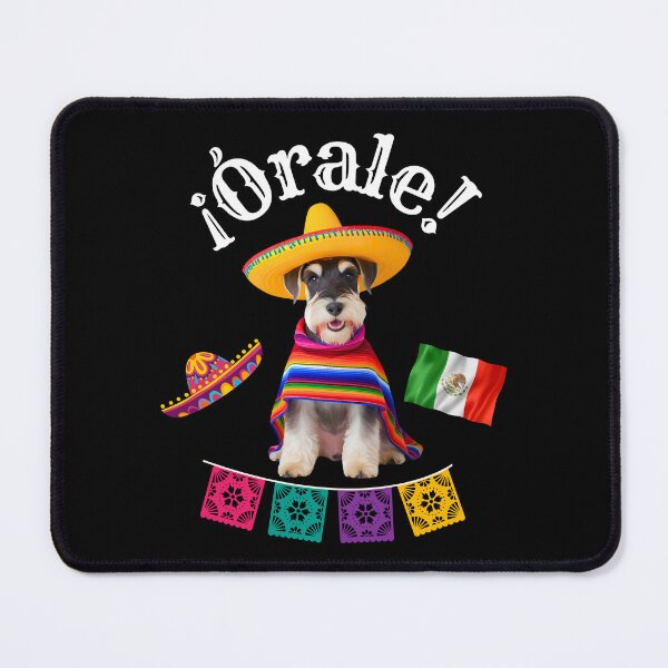 Item preview,  ¡Órale Schnauzer! – Fiesta Dog in Sombrero and Poncho with Mexican Flair designed and sold by Fredster1966.