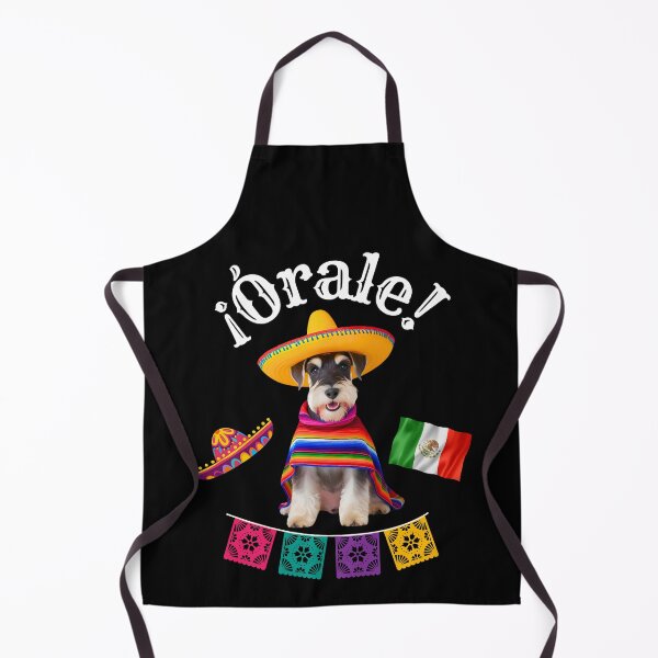 Item preview, ¡Órale Schnauzer! – Fiesta Dog in Sombrero and Poncho with Mexican Flair designed and sold by Fredster1966.