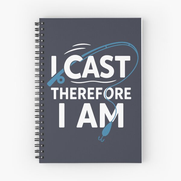 Item preview, I Cast Therefore I Am - Funny Fishing Philosophy Design for Anglers designed and sold by CosmicScare10.