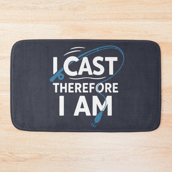 Item preview, I Cast Therefore I Am - Funny Fishing Philosophy Design for Anglers designed and sold by CosmicScare10.