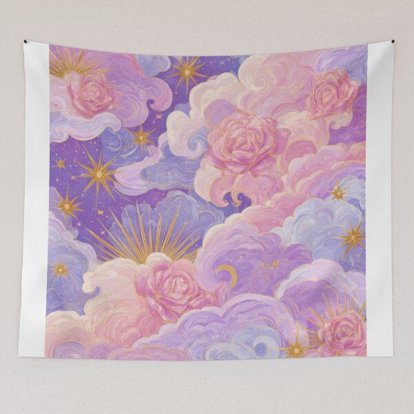 Item preview, Whimsy: Dreamscape with Roses & Stars designed and sold by BlissxPals.