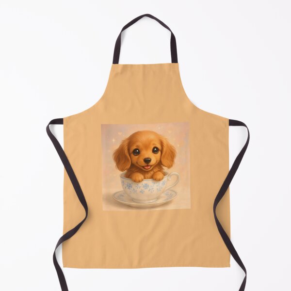 Item preview, Cute Long-Haired Dachshund in Teacup – Kawaii Doxie Dog Lover Gift designed and sold by TheLongPaw.