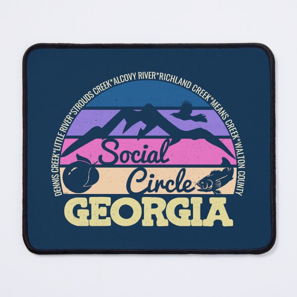 Item preview, Social Circle Georgia Sunset Retro Vintage Local Pride Logo designed and sold by CRHPOD20.