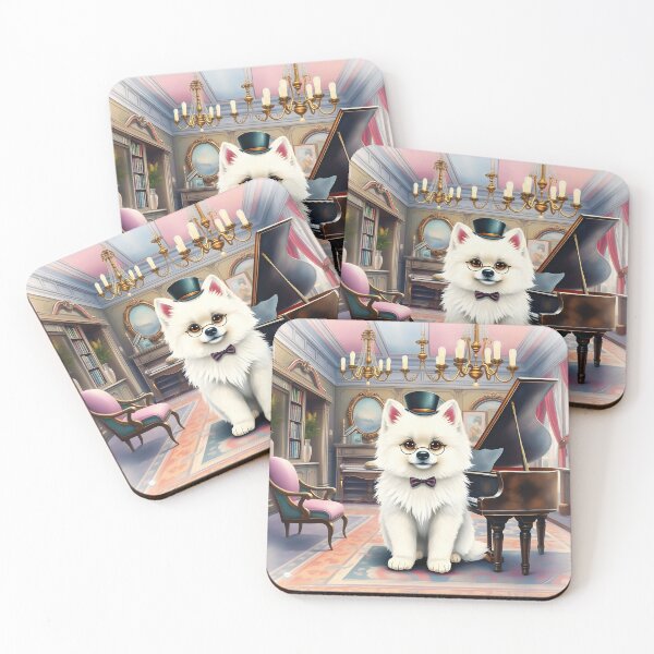 Item preview, A fluffy puppy with bright, curious eyes designed and sold by Marcu Ioachim.