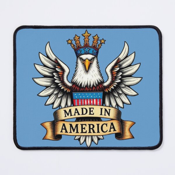 Item preview, American Eagle and slogan of Made In America designed and sold by cringe0015.