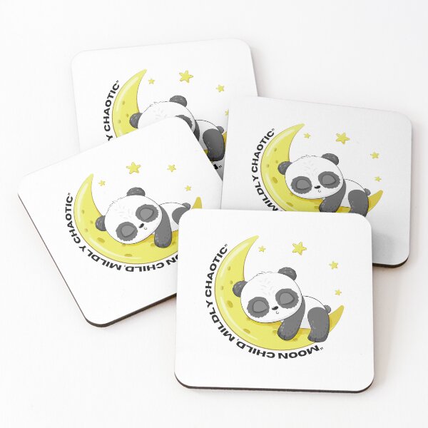 Item preview, "Moon child with a rising sign with a sleepy panda bear aesthetic." designed and sold by Pamthedesigner.