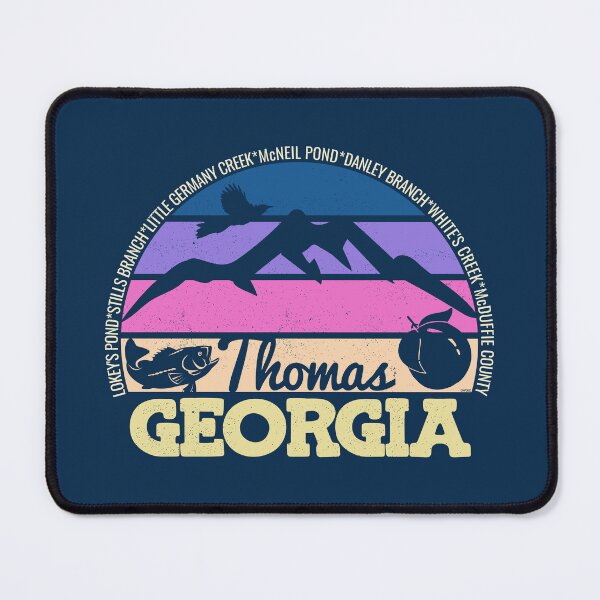 Item preview, Thomas Georgia Sunset Retro Vintage Local Pride Logo designed and sold by CRHPOD20.