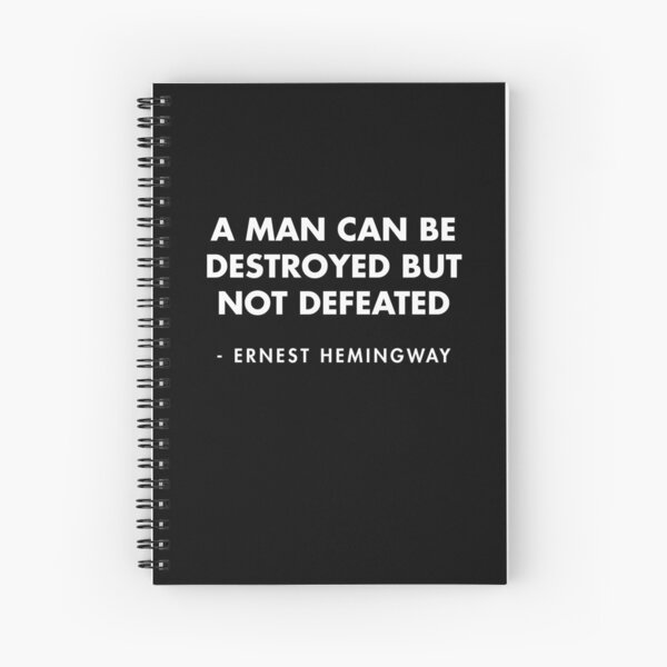 Item preview, Ernest Hemingway - A man can be destroyed but not defeated designed and sold by AlanPun.